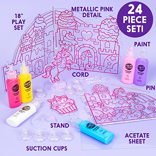 Made By Me Unicorn Window Art Kit: DIY Suncatchers and Window Clings for Kids 6+
