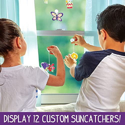 Made By Me Window Art Kit – Paint 12 Suncatchers & Make Custom Clings