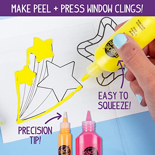 Made By Me Window Art Kit – Paint 12 Suncatchers & Make Custom Clings