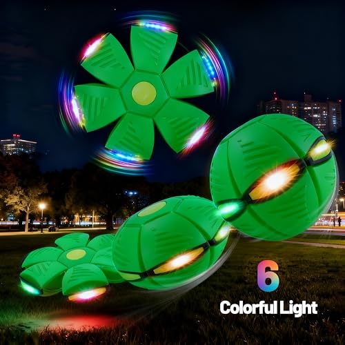 Magic Metaball Interactive Pop-Up Toy – Ball and Flying Saucer with LED Lights