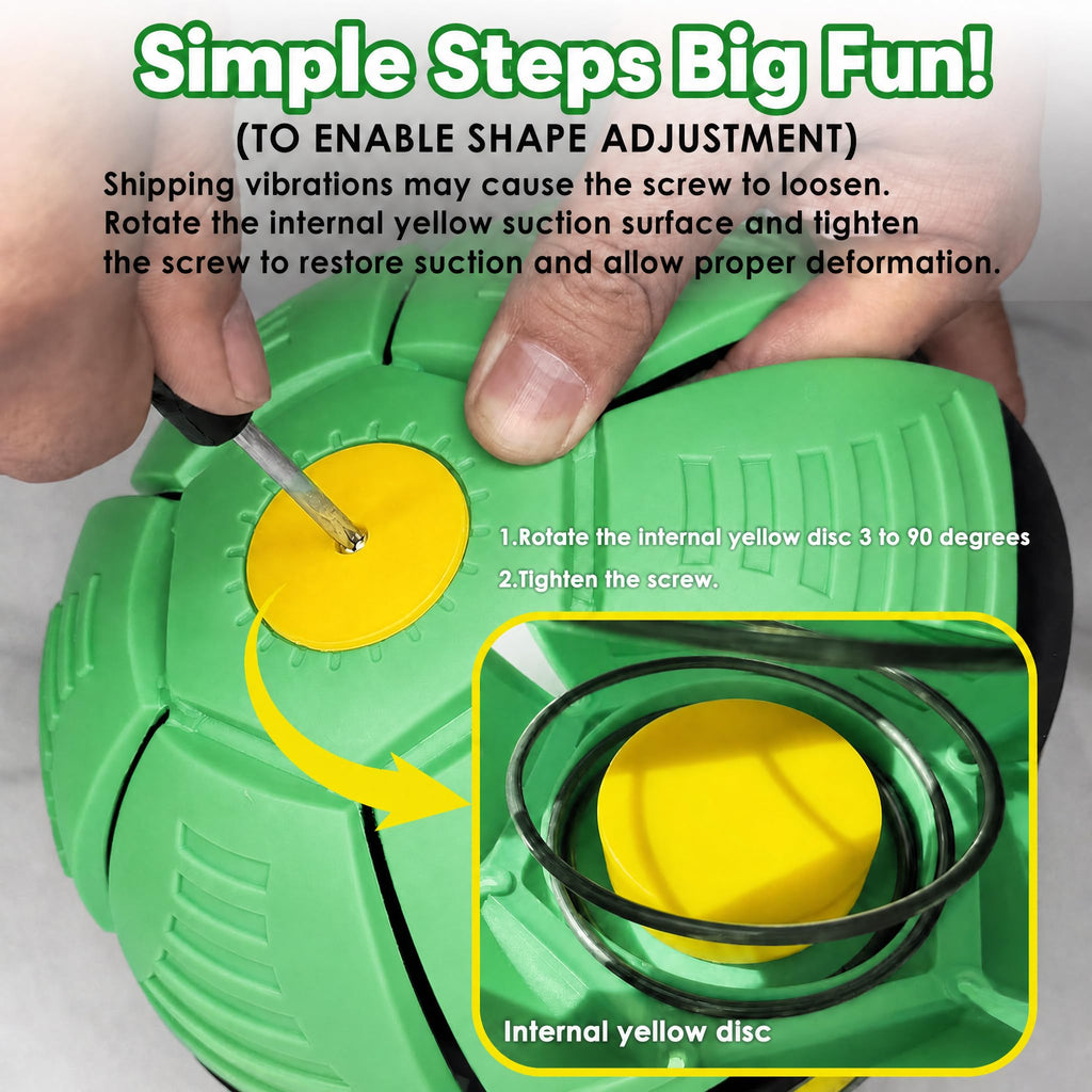 Magic Metaball Interactive Pop-Up Toy – Ball and Flying Saucer with LED Lights