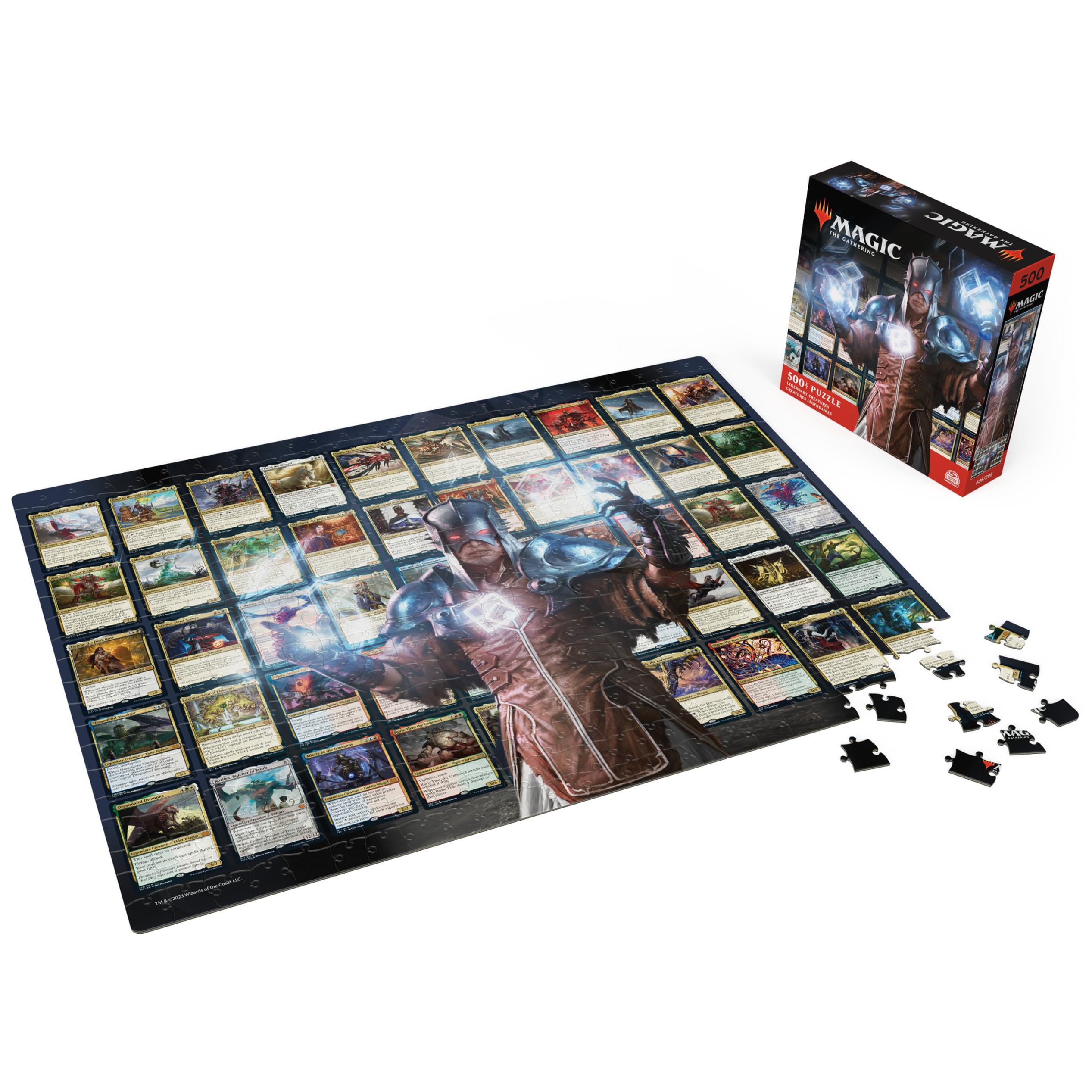 Magic: The Gathering Legendary Creatures 500-Piece Jigsaw Puzzle - 24x18 Inch MTG Art Puzzle for Adults and Kids 12+