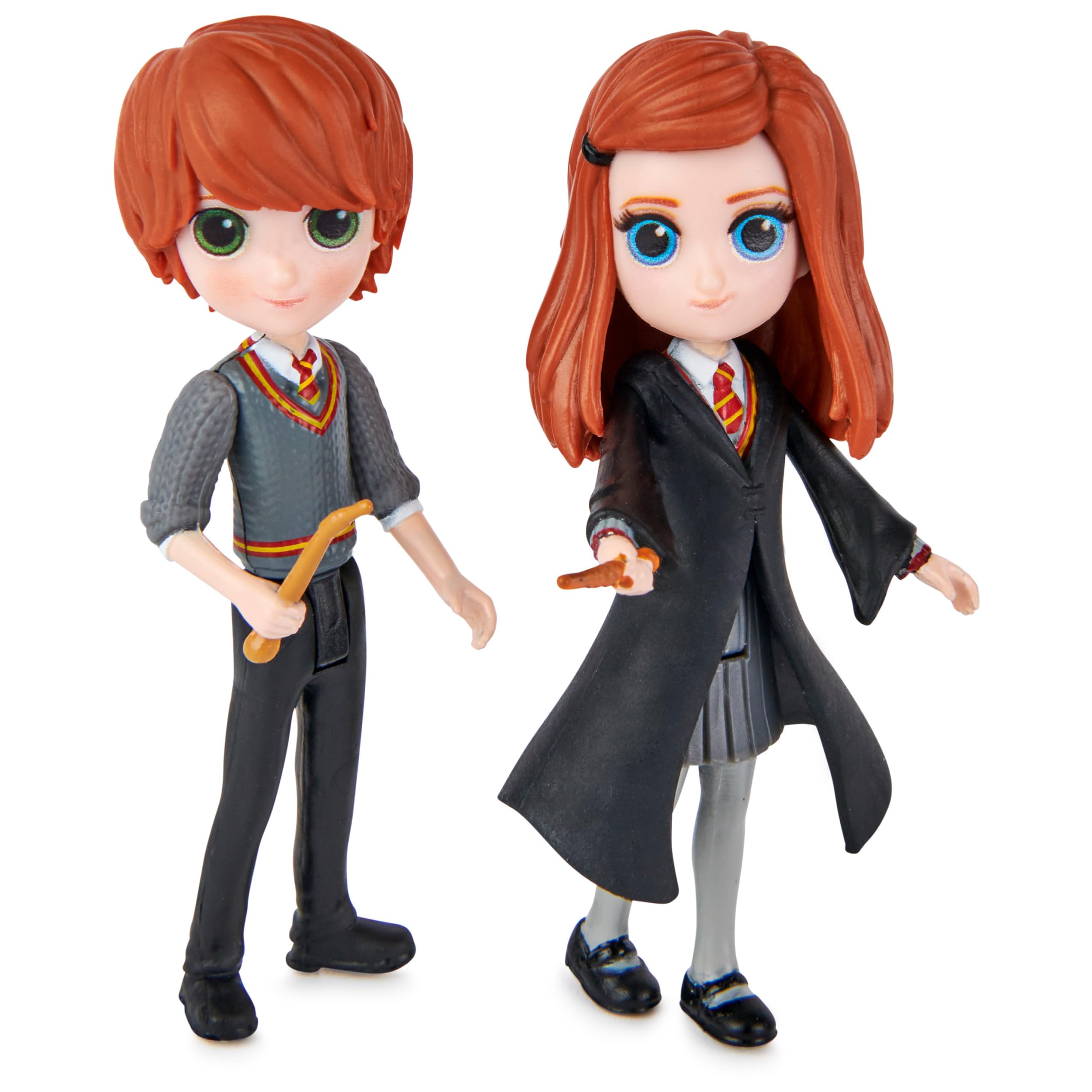 Magical Minis Ron & Ginny Weasley Friendship Set – Exclusive 3-Inch Dolls with Scabbers and Arnold