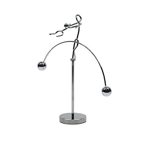 MagicTech Steel Balance Toy – Kinetic Desk Sculpture with Perpetual Motion (2-3 Minutes)