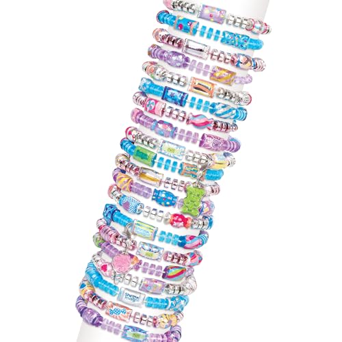 Make It Real Shrink Magic Candy Shop Bracelet Kit – 20 Bracelets, DIY Jewelry for Ages 8+