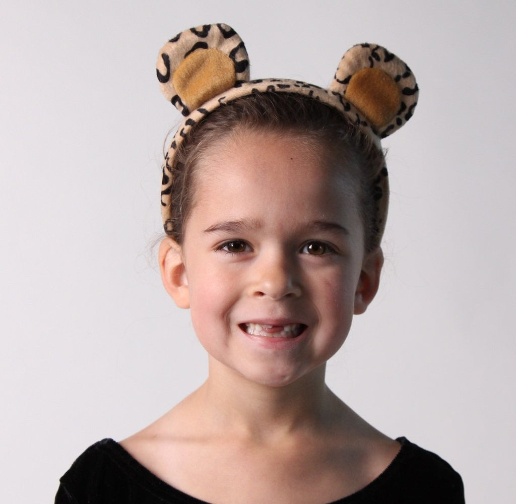Making Believe Plush Animal Ears Headband and Tail Costume Set (Choose from Zoo, Woodland, Mythical & Farm Styles)