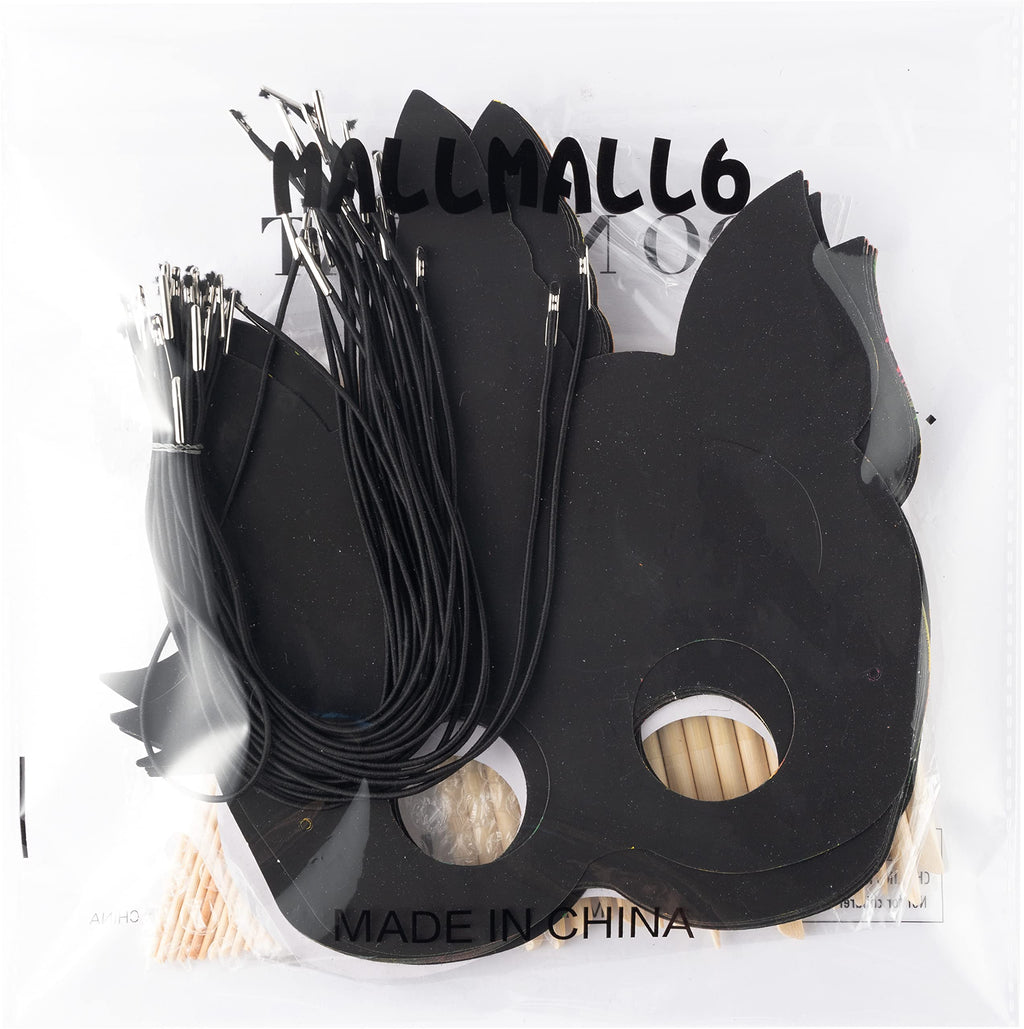 MALLMALL6 24-Pack Magic Horse Scratch Masks – DIY Color Reveal Party Favors for Kids