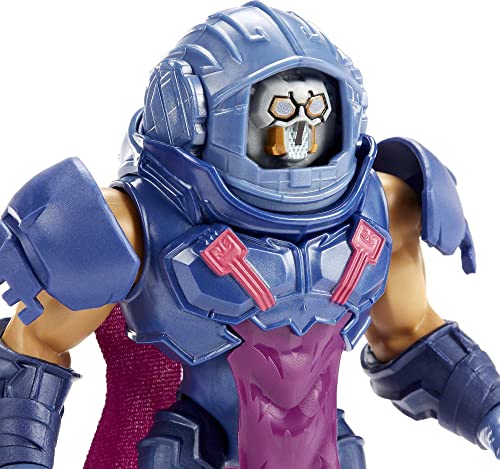 Man-E-Faces Action Figure – He-Man MOTU 5.5 Inch with Spring-Loaded Attack