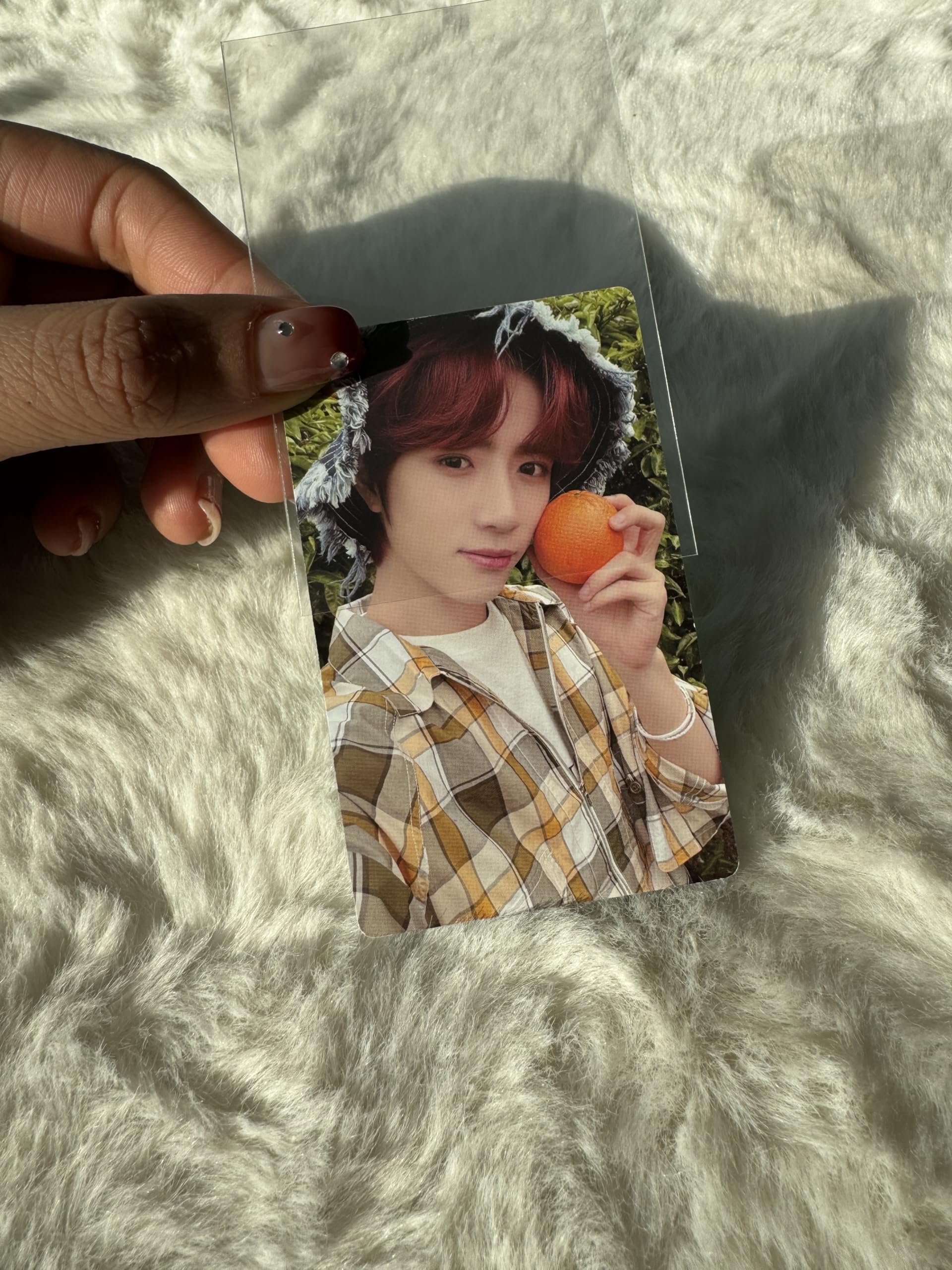 Mandu Deco Clear Polypropylene Photocard Sleeves (57x88mm) - 100 Pack - PVC & Acid Free