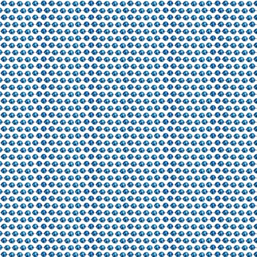 Mardi Gras Metallic Turquoise Beads - 33 Inch Plastic Necklaces, 72 Pack