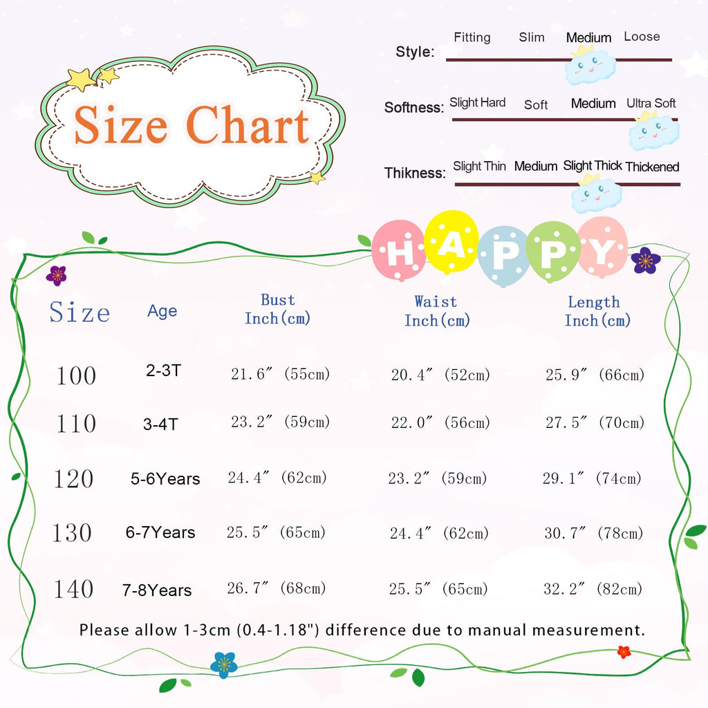 Marendyee Princess Dress Up Costume for Girls – Toddler & Kids Birthday Fancy Dress