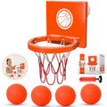 MARPPY Bath Basketball Hoop – 4 Soft Balls, Suction Cups, Bathtub Toy for Toddlers