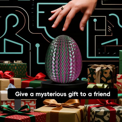 Marsaball Mystery Egg Maze Puzzle Box - 4 Unique Mazes Money Holder with Hidden Compartment