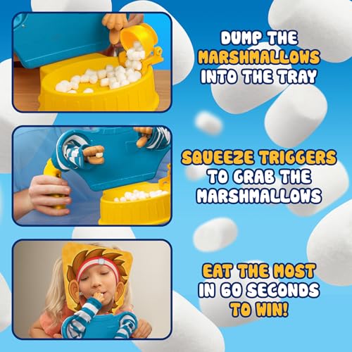 Marshmallow Madness: Hilarious Family Board Game – Fast-Paced Party Game for Kids and Adults, Ages 8+