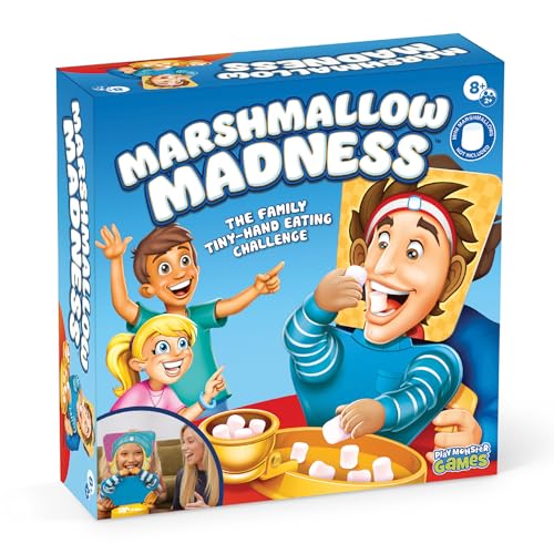 Marshmallow Madness: Hilarious Family Board Game – Fast-Paced Party Game for Kids and Adults, Ages 8+
