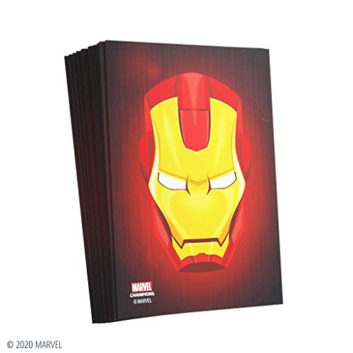 Marvel Art Sleeves - Iron Man: Official Gamegenic Card Sleeves for Marvel Champions (66 x 92 mm, 50+1)