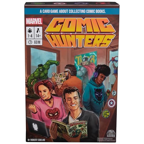 Marvel Comic Hunters Card Game: Draft Vintage Comic Covers, Ages 14+