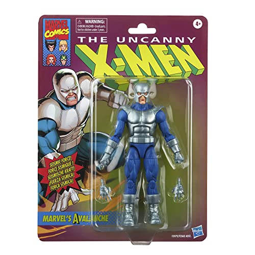 Marvel Legends Series X-Men Classic Avalanche 6-inch Action Figure with 2 Accessories