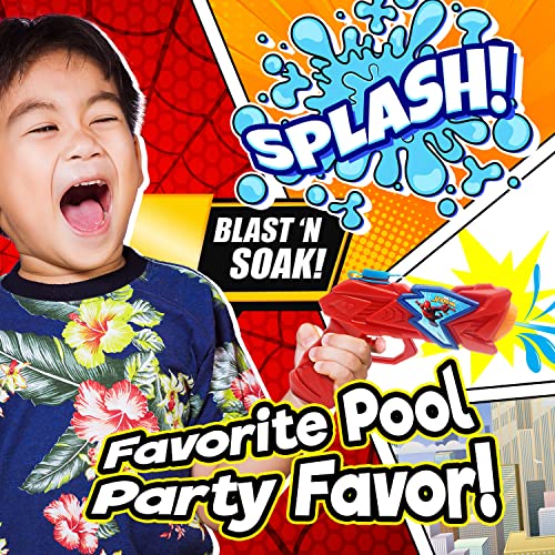 Marvel Spiderman Water Squirt Gun (2 Pack) – Red & Blue – JA-RU Toy
