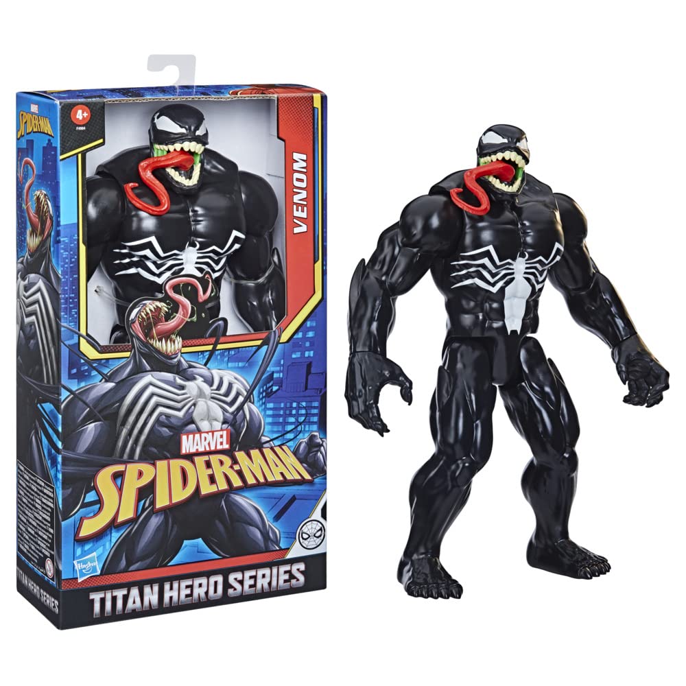 Marvel Titan Hero Series Deluxe Venom 12-Inch Action Figure, Ages 4 and Up