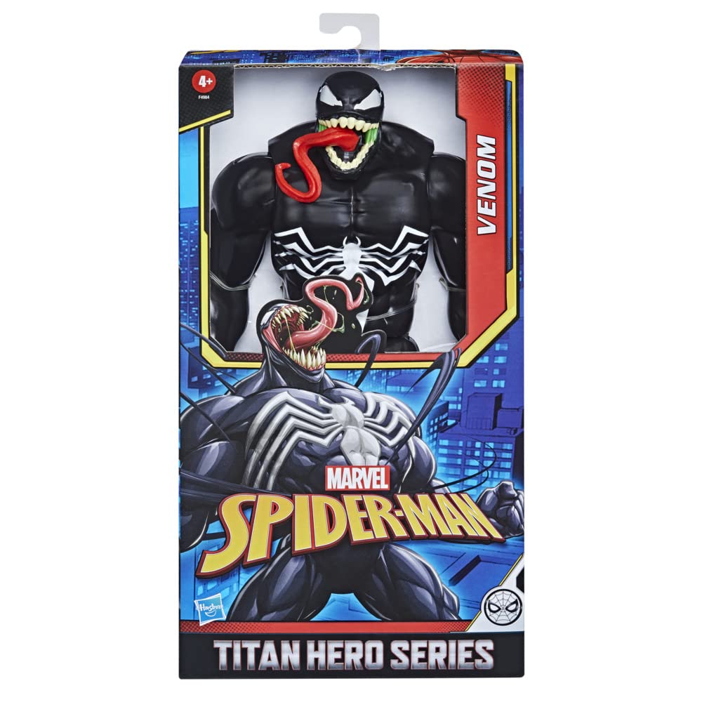 Marvel Titan Hero Series Deluxe Venom 12-Inch Action Figure, Ages 4 and Up