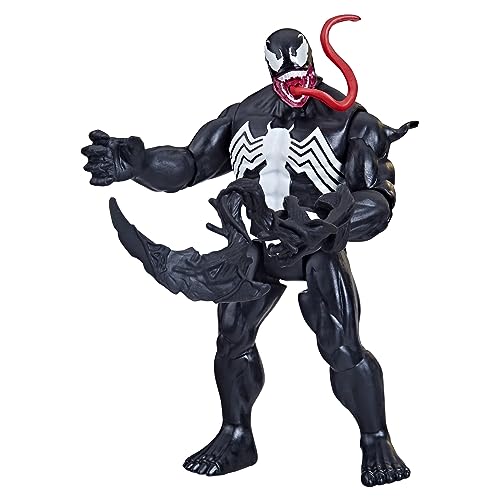 Marvel Venom Versus Spider-Man 4-Inch Action Figure with Web Accessory, Articulated