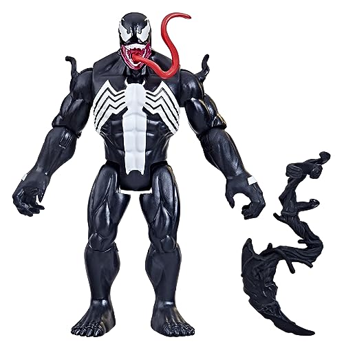 Marvel Venom Versus Spider-Man 4-Inch Action Figure with Web Accessory, Articulated