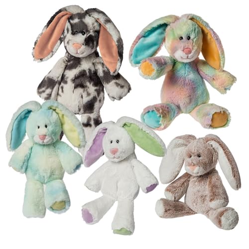 Mary Meyer Junior Gumdrops Bunny - 9-Inch Marshmallow Zoo Plush with Weighted Bum