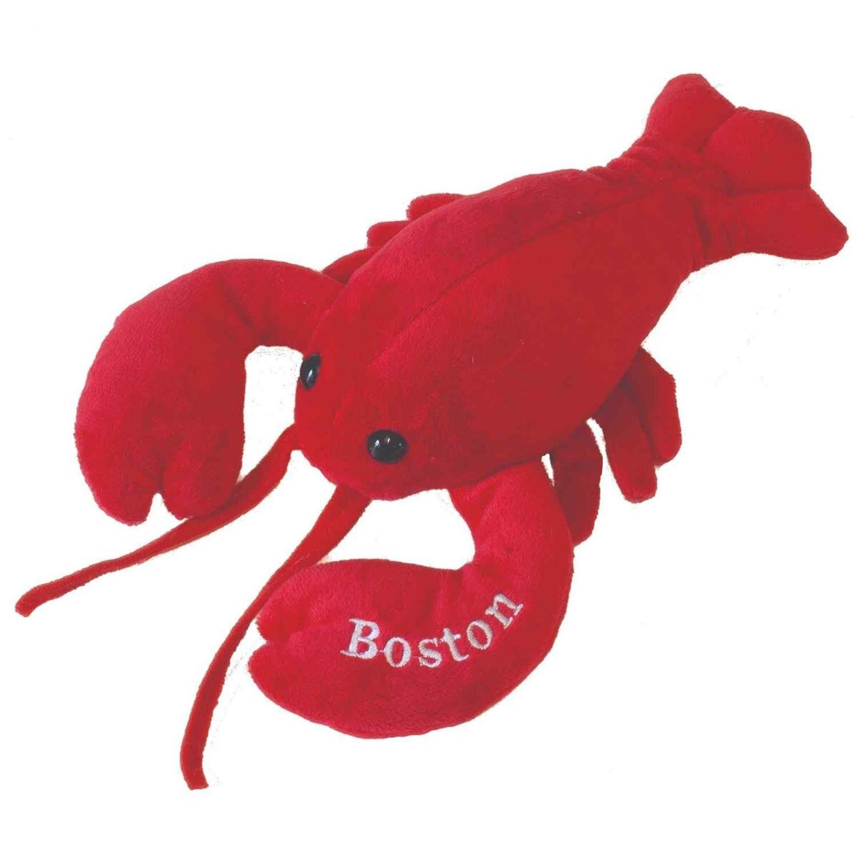 Mary Meyer Lobbie Boston Lobster Plush Toy - 10-Inch Soft Red Lobster, Machine Washable