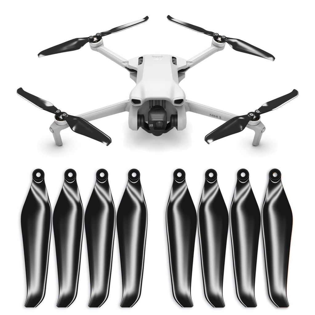 Master Airscrew Stealth Propellers for DJI Mini 3 & Lito 1/X1 - Black (4-Pack)