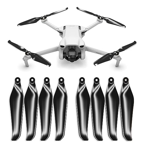 Master Airscrew Stealth Propellers for DJI Mini 3 & Lito 1/X1 - Black (4-Pack)