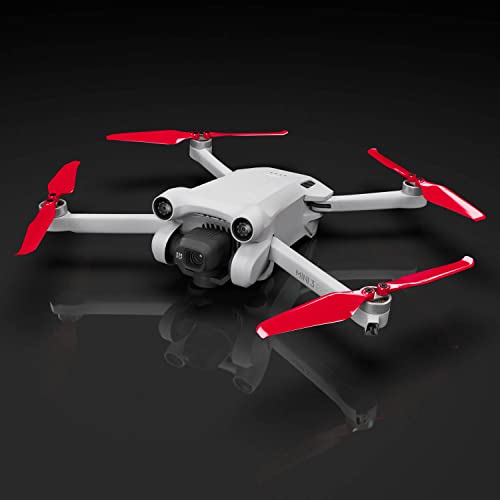Master Airscrew Stealth Propellers for DJI Mini 3 Pro / Mini 4 Pro – Red (4-Pack)