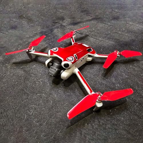 Master Airscrew Super Stealth Propellers - Red, Compatible with DJI Mini 4 Pro & Mini 3 Pro