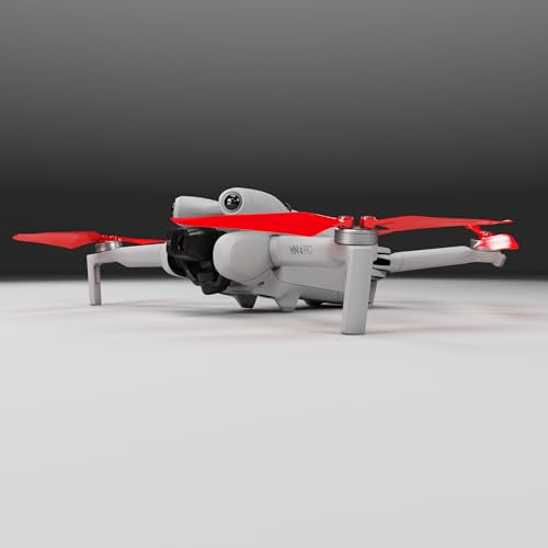 Master Airscrew Super Stealth Propellers - Red, Compatible with DJI Mini 4 Pro & Mini 3 Pro