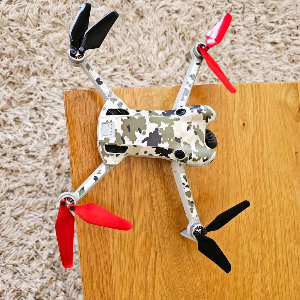 Master Airscrew Super Stealth Propellers - Red, Compatible with DJI Mini 4 Pro & Mini 3 Pro
