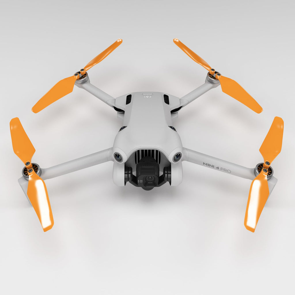 Master Airscrew Super Stealth Propellers – Orange, for DJI Mini 4 Pro & Mini 3 Pro (4-Pack)