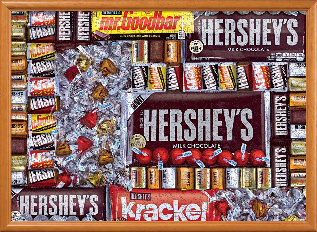 MasterPieces 1000 Piece Hershey's Chocolate Paradise Jigsaw Puzzle – 19.25x26.75 Inches, Matte Finish, Random Cut, Recycled Materials