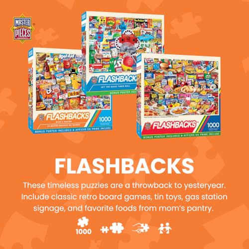 MasterPieces 1000-Piece Jigsaw Puzzle: Breakfast of Champions – Nostalgic Diner Scene