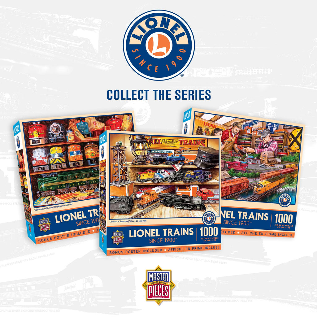 MasterPieces 1000-Piece Jigsaw Puzzle: The Lionel Store, 19.25 x 26.75 Inches