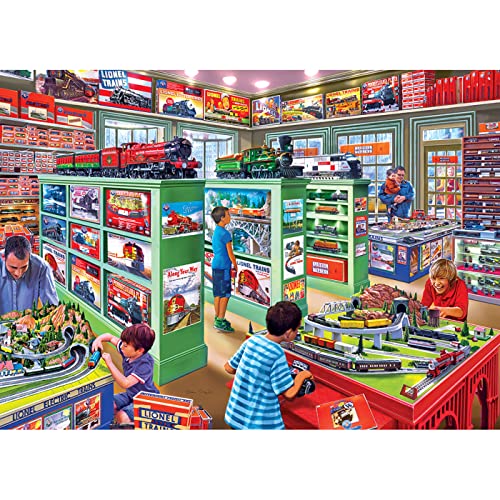 MasterPieces 1000-Piece Jigsaw Puzzle: The Lionel Store, 19.25 x 26.75 Inches