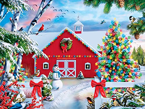 MasterPieces 300 Piece EZ Grip Jigsaw Puzzle - Country Christmas - 18x24