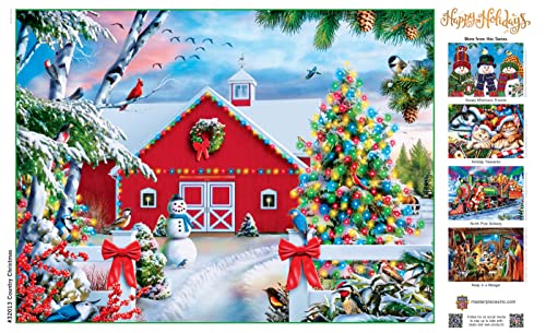 MasterPieces 300 Piece EZ Grip Jigsaw Puzzle - Country Christmas - 18x24