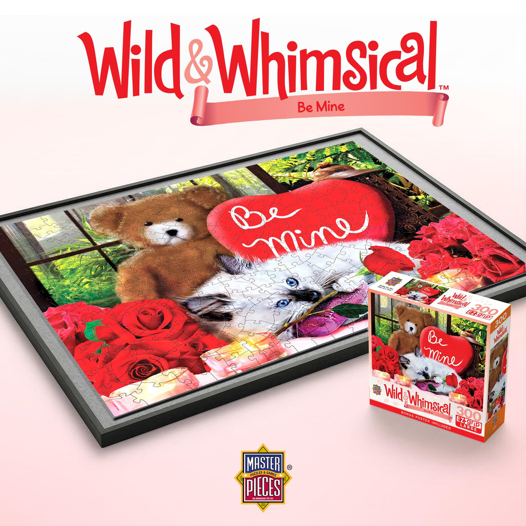 Masterpieces 300 Piece EZ Grip Jigsaw Puzzle – Be Mine – 18x24