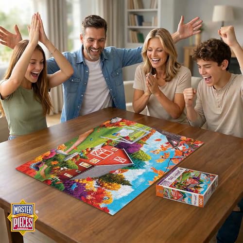 Masterpieces 300-Piece EZ Grip Jigsaw Puzzle – Harvest Breeze – 18x24 Inch