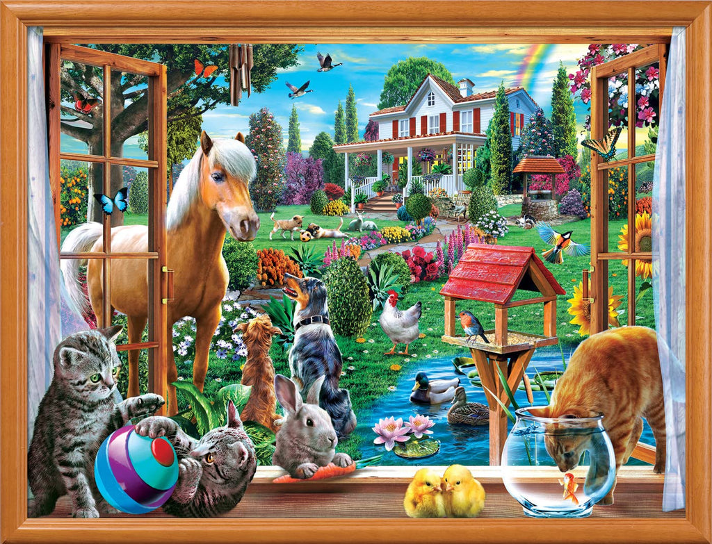 MasterPieces 400 Piece Jigsaw Puzzle – 18x24 Inches, Matte Finish, Random Cut, Eco-Friendly Materials