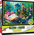 Masterpieces 500 Piece Glow in the Dark Jigsaw Puzzle – Secrets of the Deep – 15x21 Inch