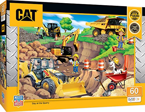 MasterPieces 60-Piece CAT Quarry Jigsaw Puzzle for Kids Ages 5+
