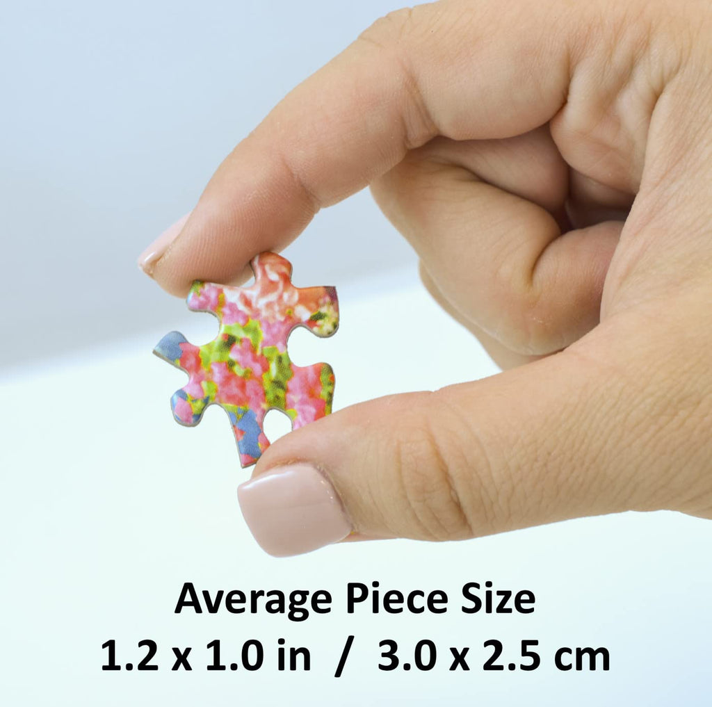 MasterPieces 750-Piece Fresh Flowers Jigsaw Puzzle | 18x24 Inches | Matte Finish & Random Cut