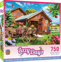 Masterpieces 750 Piece Jigsaw Puzzle for Adults and Kids – Flying to Flower Farm – 18x24 Inches