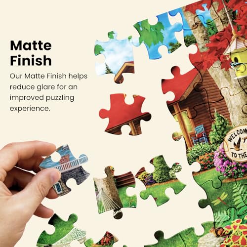 MasterPieces 750 Piece Jigsaw Puzzle for Adults & Family – A Farm's Alive (18"x24")